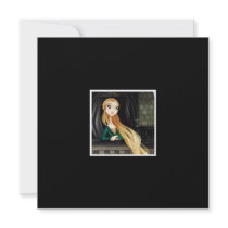 Dark Fairy Tale Character 2 - Rapunzel Personalized Announcement