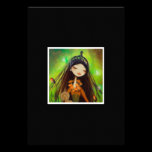 Dark Fairy Tale Character 4 invitations