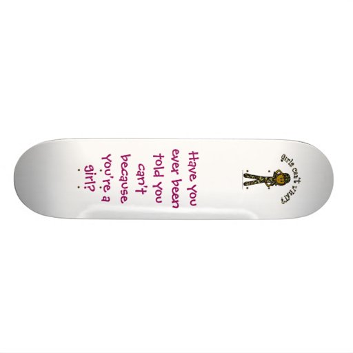 Dark Female Army Girl Skateboards