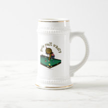 Dark Female Billiards Player Coffee Mug
