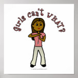 Dark Female Coach Print