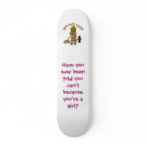 Dark Female Fire Fighter Skateboard Decks