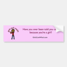 Dark Female Flute Player Bumper Stickers