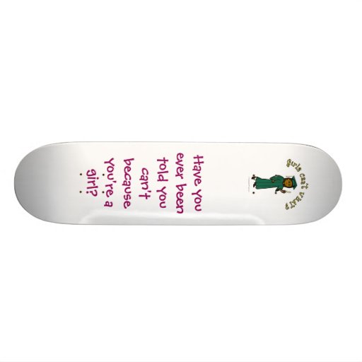 Dark Female Graduate in Green Cap and Gown Custom Skate Board