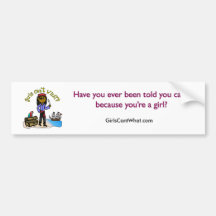 Dark Female Pirate Bumper Stickers