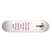 Dark Female Sharpshooter Skate Decks