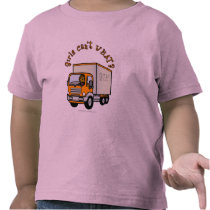 Dark Female Truck Driver T-shirts