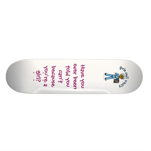 Dark Female X-Ray Technologist Skateboards