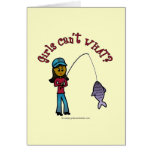 Dark Fishing Girl Card