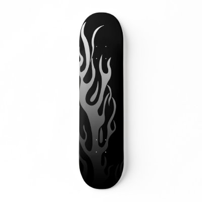 dark flame skate deck by JacquelineAE
