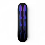 Dark Flames on black Skateboard