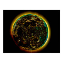 Dark Full Moon Post Card
