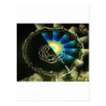 Dark galaxy viewed through alternative light post card