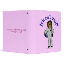 Dark Girl Astronaut Vinyl Binder