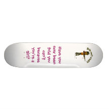 Dark Girls Hunting Custom Skate Board