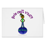 Dark Girls Rule The World Greeting Cards