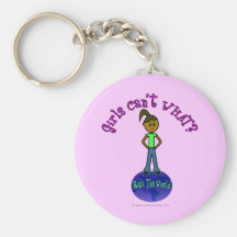 Dark Girls Rule The World Keychains