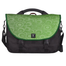 Dark Green Balls Laptop Bag