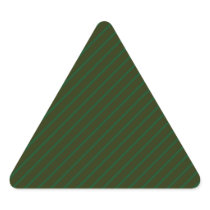 Dark Green Diagonal Striped Pattern. Stickers