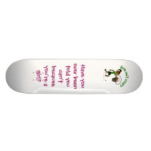 Dark Green Girls Basketball Skate Board Decks