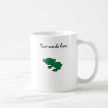 Dark green koala coffee mug