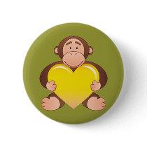 Dark Green Monty Button