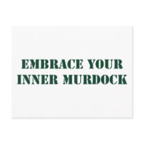 Dark Green Murdock Postcard