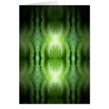 Dark Green Snake Skin Cards