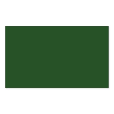 Dark Green Rectangular Stickers by designs4you