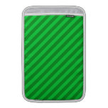 Dark Green Stripe Pattern. ipad sleeves