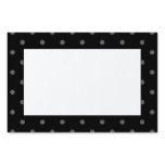 Dark Grey and Black Polka Dot Pattern. yard signs