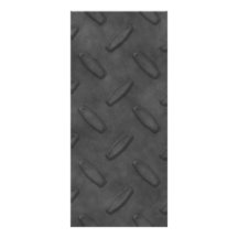 Dark Grey Diamond Plate Texture Custom Rack Cards