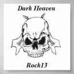 Dark heaven Rock 13 logo poster posters