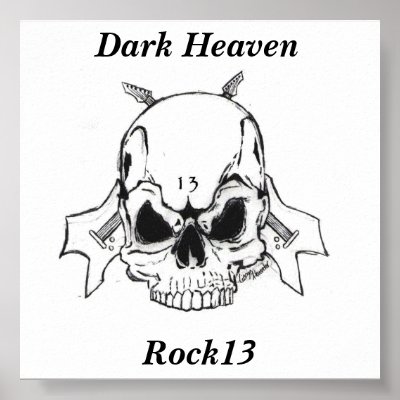 Dark heaven Rock 13 logo poster by nightmare7darkangel