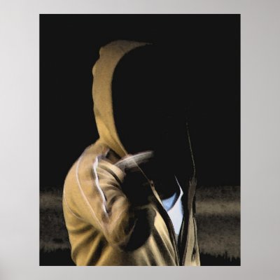 dark hood poster by voudry