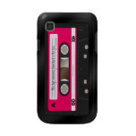 Dark Hot Pink Retro Cassette Tape Personalized casemate cases