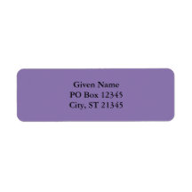 Dark Lavender Labels