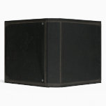 Dark Leather Print 3 Ring Binder