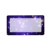 Dark Matter in Galaxy Cluster Abell 1689 (Hubble T Custom Address Labels