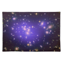 Dark Matter in Galaxy Cluster Abell 1689 (Hubble T Place Mat