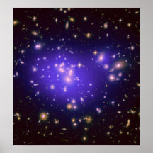 Dark Matter in Galaxy Cluster Abell 1689 (Hubble T Print