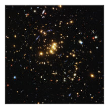 Dark Matter Ring in Galaxy Cluster Cl 0024 17 Art Photo