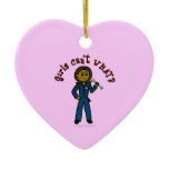Dark Mechanic Girl ornaments