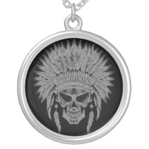 Dark Native Skull Jewelry