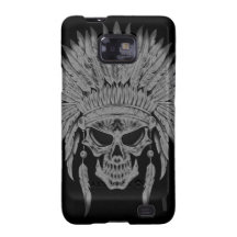 Dark Native Skull Samsung Galaxy Covers