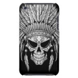 Dark Native Sugar Skull with Headdress iPod Case-Mate Cases