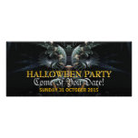 Dark Night Angel Halloween Party Invitation