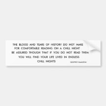 DARK NIGHTS BUMPER STICKERS