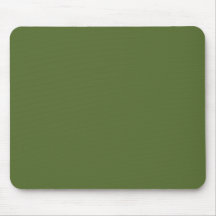 Dark Olive Green Mouse Pad