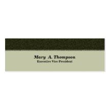 Dark Olive Green Texture Business Card